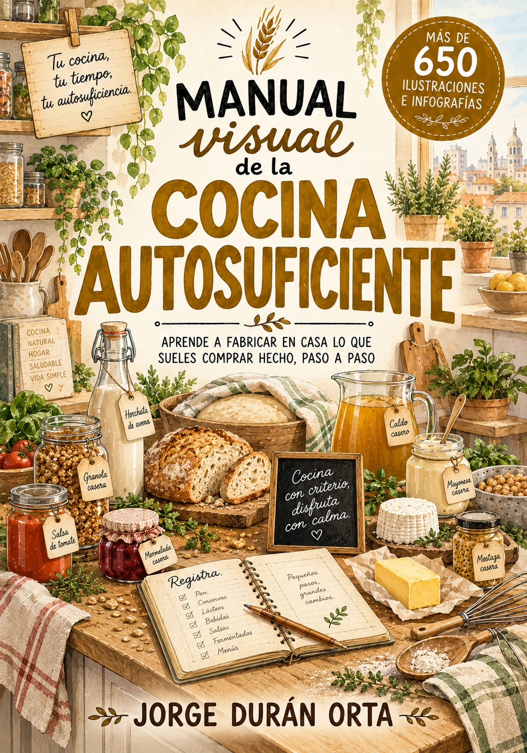 Portada del Manual visual de la cocina autosuficiente