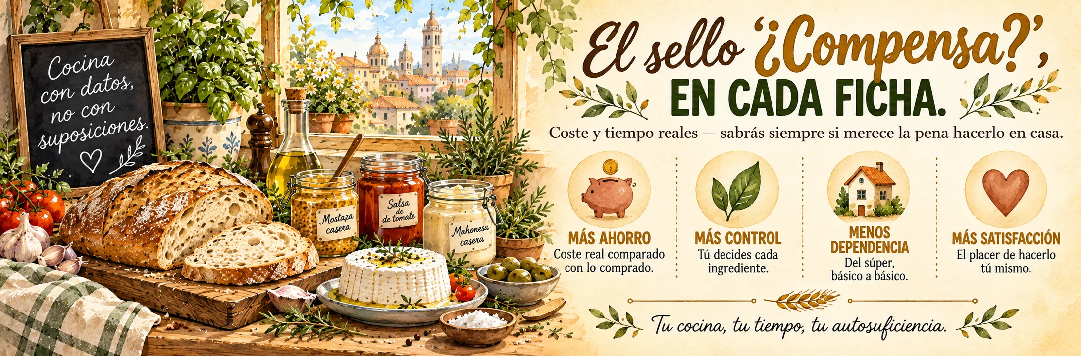 El sello ¿Compensa? en cada ficha: más ahorro, más control, menos dependencia, más satisfacción