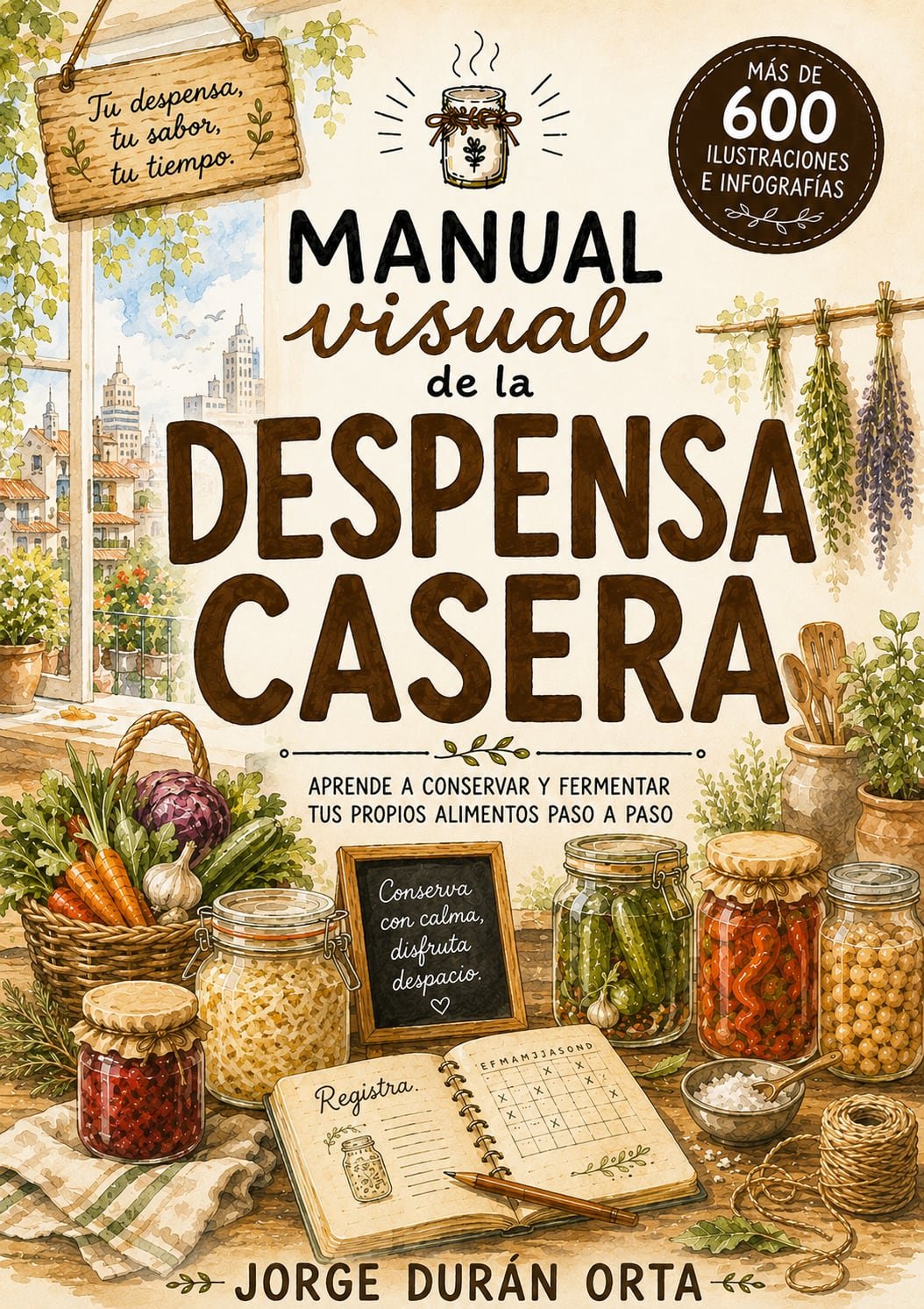 Portada del Manual visual de la despensa casera