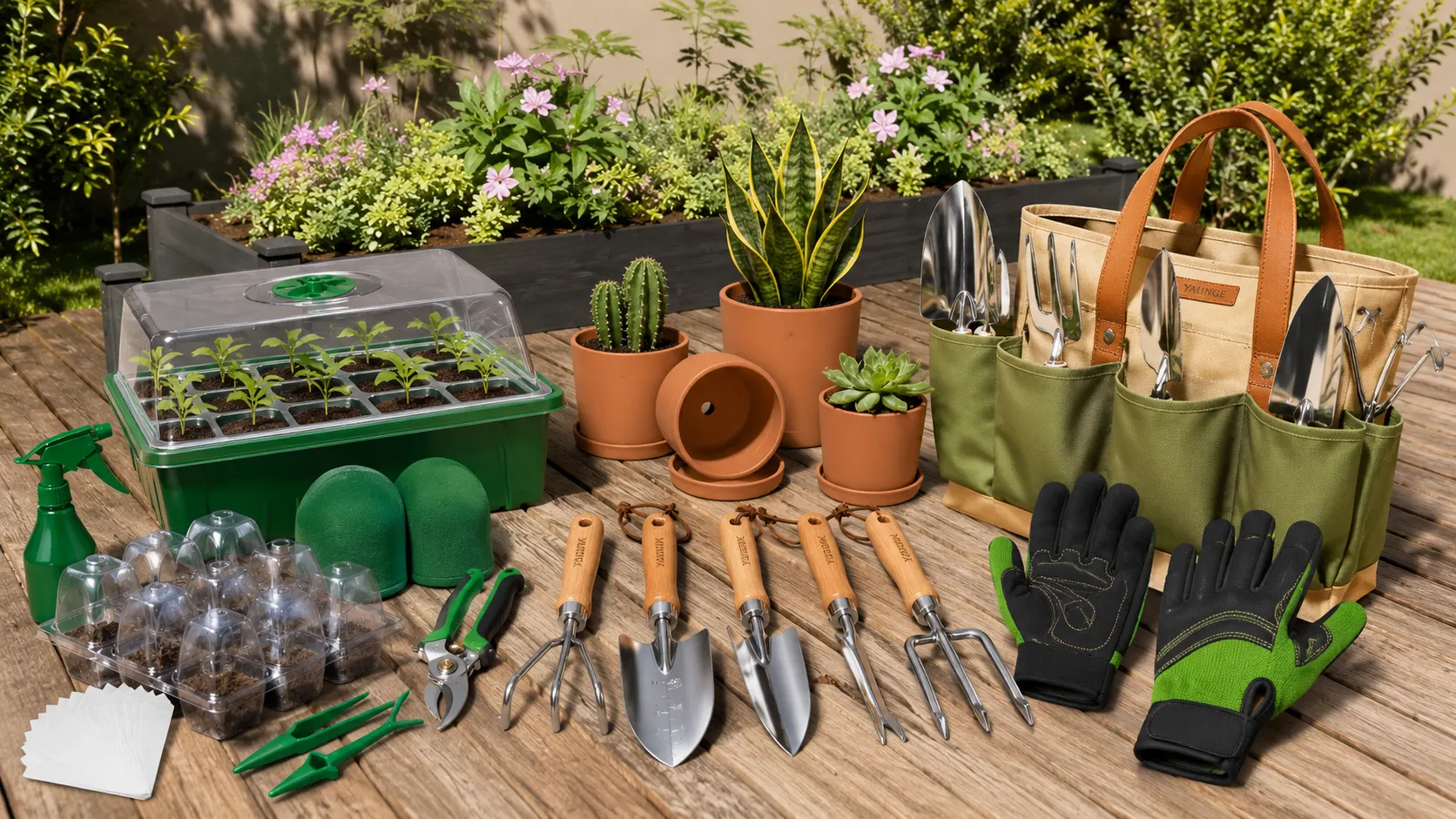 Kit para empezar un huerto en terraza o balcón